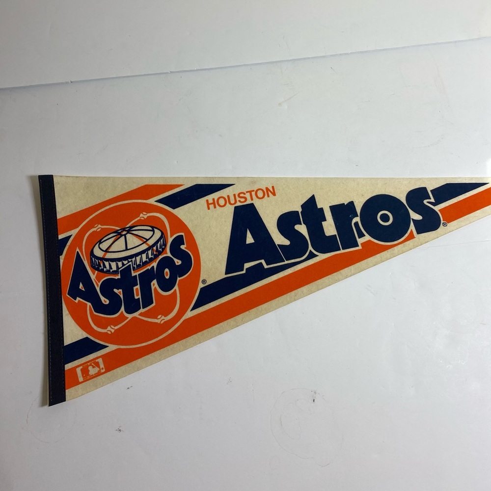 Vintage 80s MLB Houston Astro’s Pennant